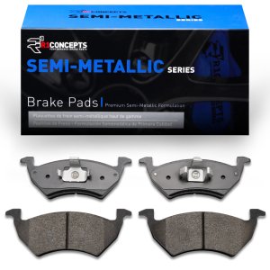 Volkswagen Gol Brake Pads - Front - R1 Concepts - Semi Met - `09-`17